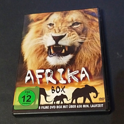 AFRIKA BOX DVD Box Set 8 Filme FSK 12 662 Min DE/EN PAL RC2 16:9    