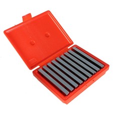 Steel Parallel Set 9 pairs 1/4 inch Thick 6 inch Long 0.0002-inch Precision