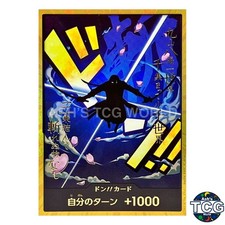 DON !! Card Gold Frame Roronoa Zoro ONE PIECE Card The Best PRB-01 Japanese