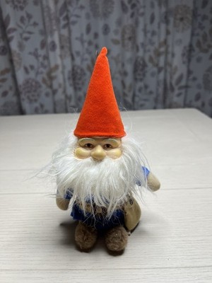 Vintage 1978 Knickerbocker   Gnomes  Doll Vinyl Face Stuffed Doll 10 
