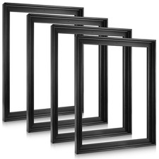 Soaoo 4 Pcs Canvas Floater Frames Floating Canvas Frame 0. 9" Deep Artwork fo...