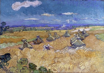 Van Gogh Weizenfeld Wandkunst Impressionistisches Dekor Landschaft