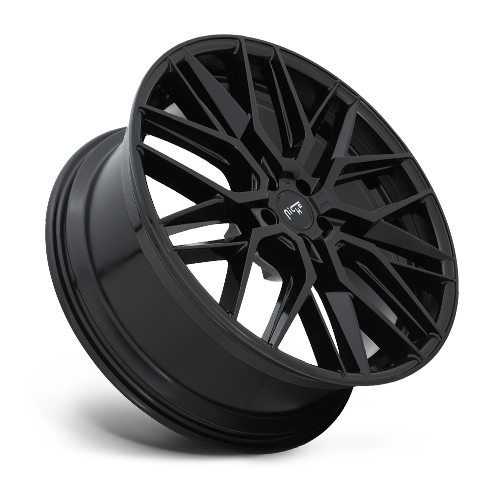 Niche 1PC M224 Gamma 22x10.5 5x130 Gloss Black Wheel 22