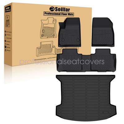 Fits 2017-2025 Cadillac XT5 TPE Floor Mats / Trunk Cargo Liners TPE Replacement