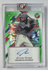 Topps 2025 Pristine James Wood Nationals Green Pulsar RC Auto /150 #PA-JWO