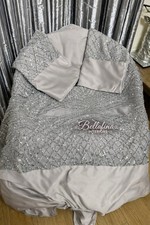 Kylie Minogue ESTA SILVER Kingsize Duvet Cover & 2 Matching Pillowcases