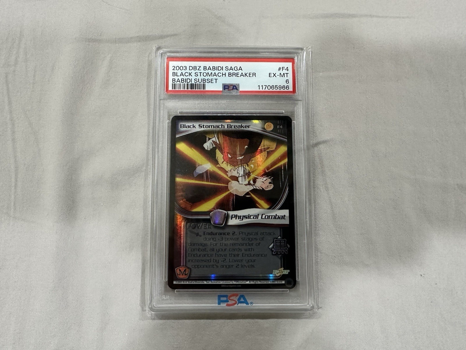Lot Of 3 Dragonball Z PSA Grade Cards.  view 3