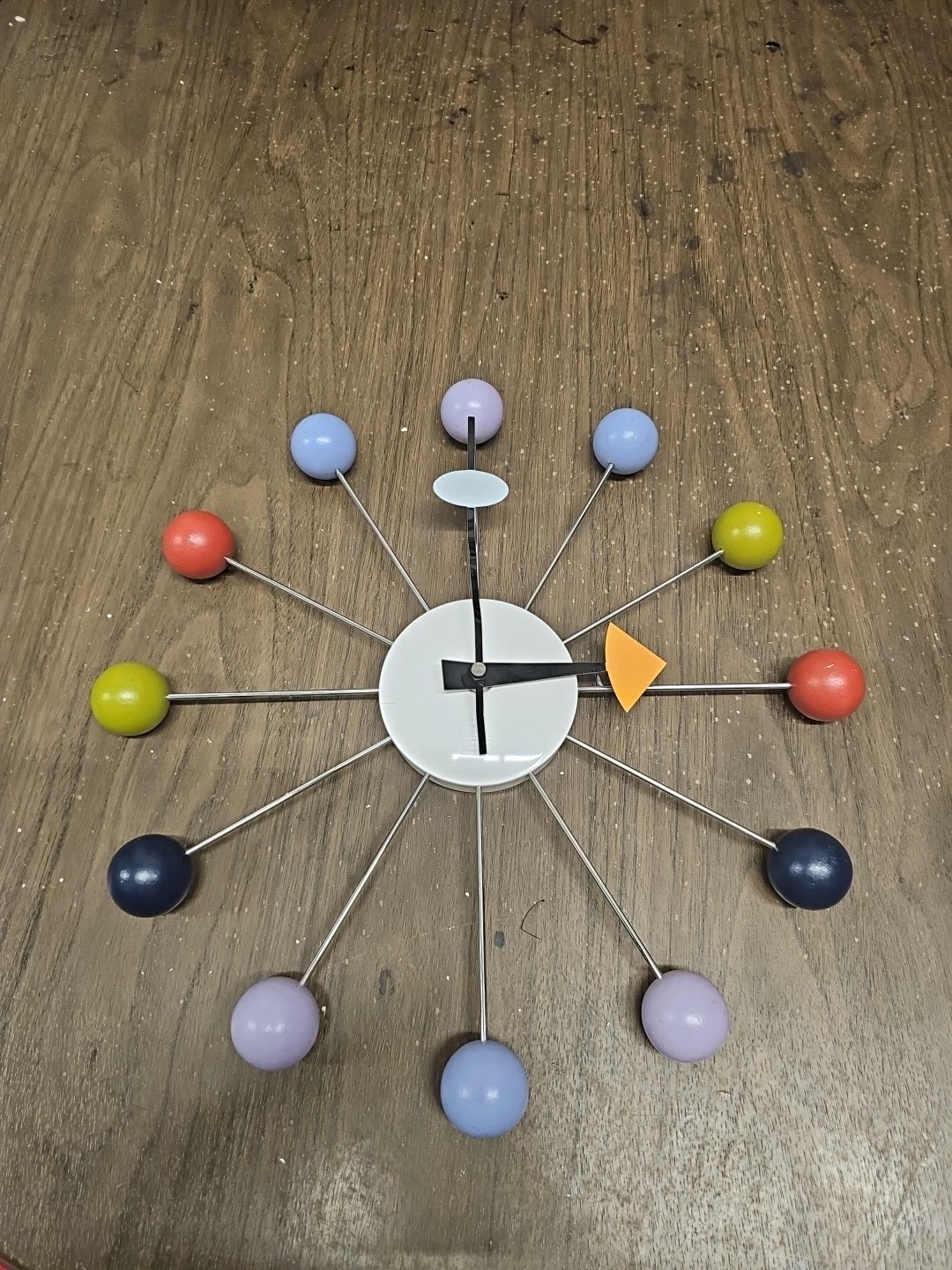 Cupecoy Design Midcentury Modern Ball Clock 14”