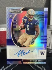 2020 Panini Prizm Draft Picks Football Hunter Bryant Rookie Auto Silver Prizm