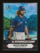 AUSTIN MARTIN 2021 Bowman Chrome 2020 Summer Camp Insert Toronto Blue Jays #SC-3