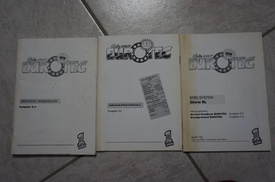 Bally Wulff - GLORIA SL -  Anleitung ADP Geldspielgerät Spielautomat Eurotec - Bild 1 von 3