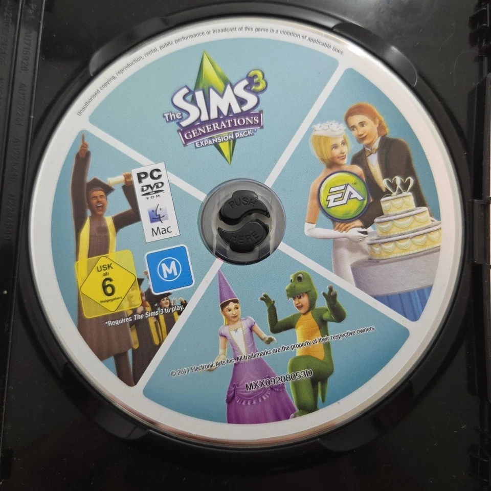 The Sims 3 Generations Expansion Pack 2011 PC MAC Game Free Postage - Image 4 of 4