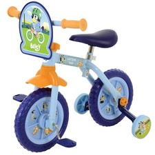 Image of Bluey 10" Training 2 in 1 Bike Wheelie Fun with Removable Stabilisers M004686
