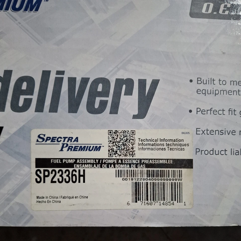 Spectra Premium Industries SP2336H - Conjunto de bomba de combustible y transmisor (caja áspera) Foto 2 de 4