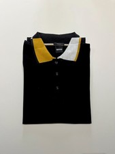 Hugo Boss Polo Shirt Black Short Sleeve Size XL