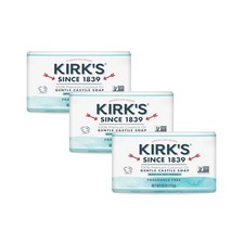 Kirk's Natural Castile Soap Frag Free 4 Oz Pack Of 3 Triple Value Pack