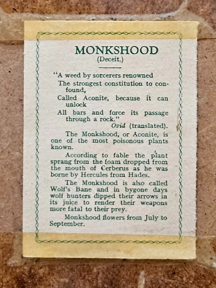 1930s Kensitas Silk Flower cigarette cards nine 9x8 inch framed - Image 4 of 4