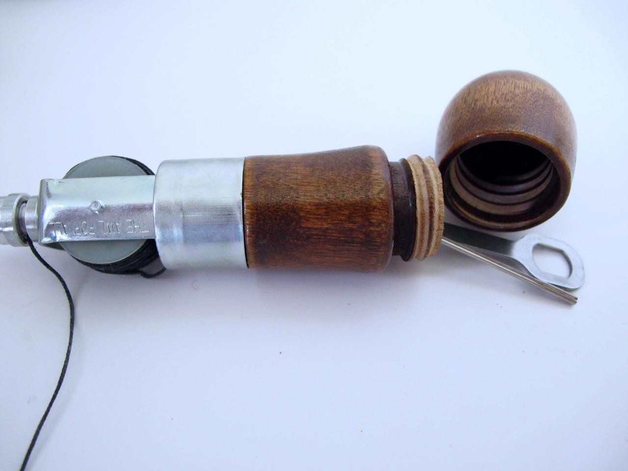 Vintage C.A. Myers Co Lock Stitch Sewing Combination Awl Leather w instructions