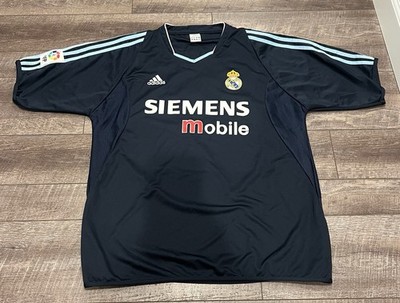 Adidas Real Madrid Ronaldo #9 Siemens Mobile Soccer Jersey Black