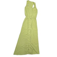 Summer Dress Small Green Maxi Bohochic Springcore Beachcore Prairie Lightweight 