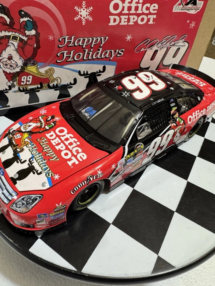 Carl Edward’s #99 Office Depot Holiday 2006 1/24 Nascar Diecast - Image 3 of 4