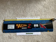 Section z arcade game marquee Capcom electrocoin