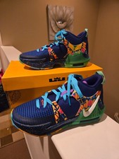 Nike LeBron Witness VII SE GS Size 6Y Burgundy/Teal/Crimson