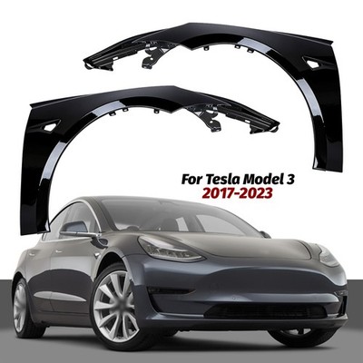 Front Side Fenders For Tesla Model 3 2017-23 PBSB Painted 1081400E0D 1081401E0D