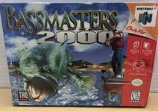 BASS MASTERS 2000 (Nintendo 64 / N64 ) Authentic USA version W/BOX & BOOKLET