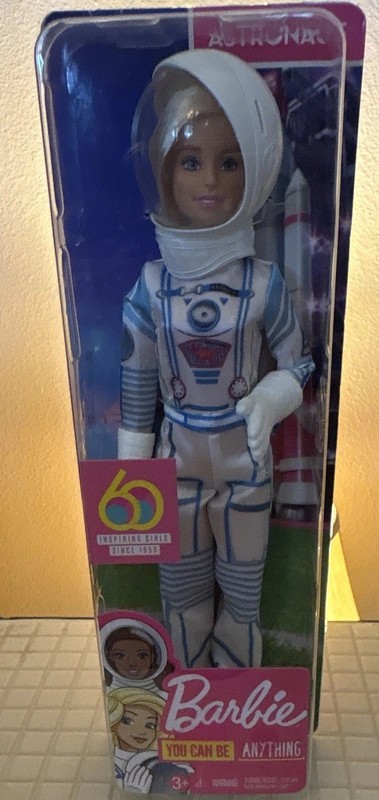 2018 Barbie You Can Be Anything Astronaut Doll 60th Inspiring Girls Unopened
