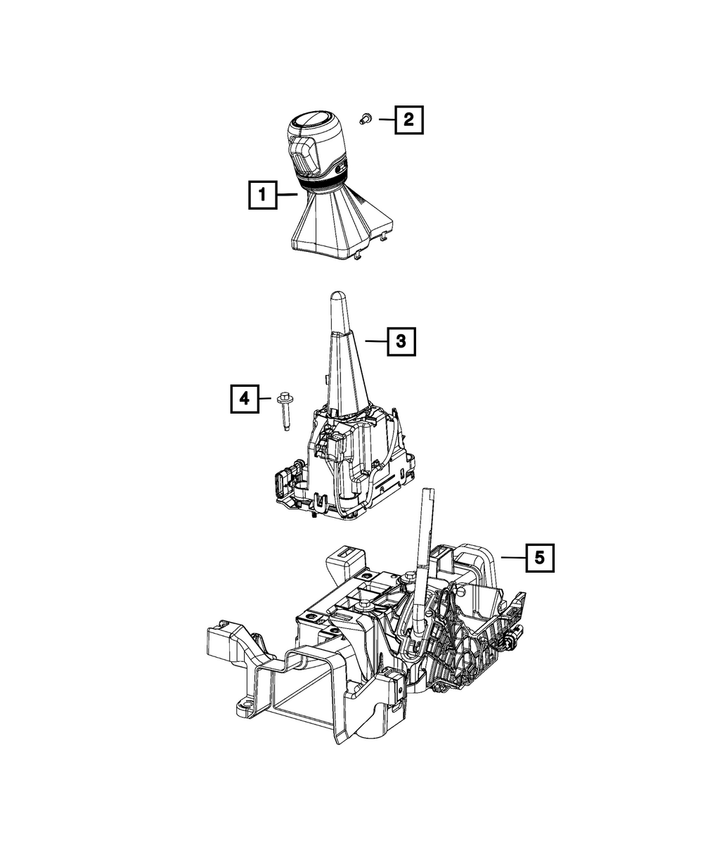 Genuine Mopar Transmission Shifter 7XB981A8AA