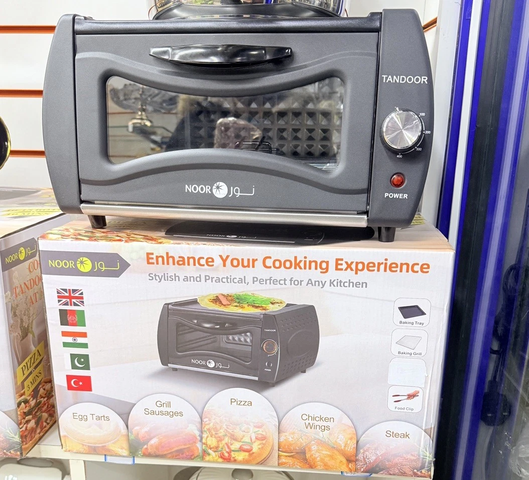 Electric Mini Tandoor Oven for Chapati, Roti, Lahmacun, Manakish, Pizza & Naan