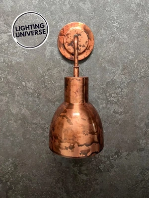 STILNOVO Antique Copper Wall Sconce: Industrial Mid-Century Bedside Light Christmas Gift