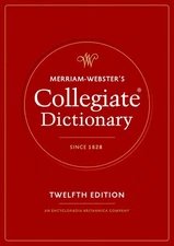 Merriam-Webster's Collegiate Dictionary Hardcover by Merriam-Webster