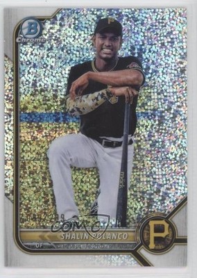 2022 Bowman Chrome Prospects Speckle Refractor /299 Shalin Polanco #BCP-145 6u5