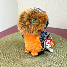 TY Beanie Boos Midnight Owl Plush Stuffed Animal Halloween Toy