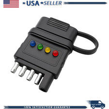 5-way Flat Trailer Wiring Tester Led Indicators Turn Signal Tail Lighsize 5-way 5-way Flat Trailer Wiring Tester Led Indicators Turn Signal Tail Lighsize 5-way