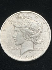 1922 United States $1 Silver Peace Dollar
