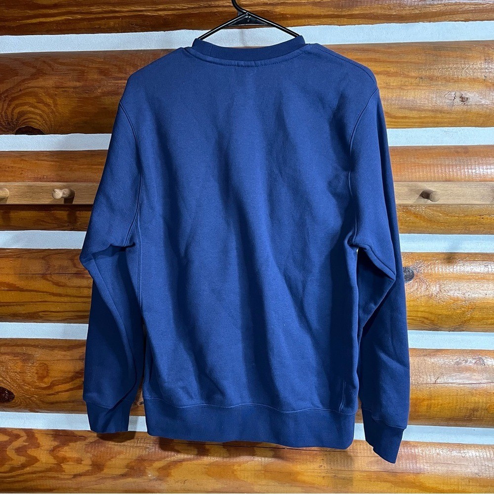 Nike Men's Xsmall or Women's Small Classic Navy Crewneck Sweater thumbnail 5