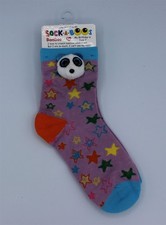 Ty Sock-A-Boo Bamboo Kids Socks One Size Fits All Purple