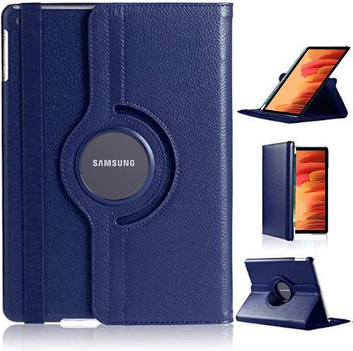 Samsung Galaxy Tab A7 Case 10.4 inch Blue 360° Rotating Smart Folio Cover - NEW - Afbeelding 3 van 3