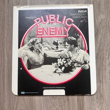 Public Enemy James Cagney Jean Harlow Classic RCA SelectaVision VideoDisc CED