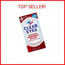 Clear Eyes | Maximum Redness Relief Eye Drops | 0.5 FL OZ