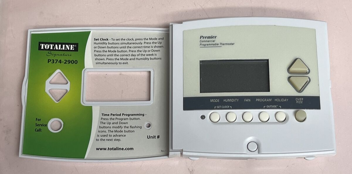 Totaline Wireless Thermostat Totaline Programmable Thermostat