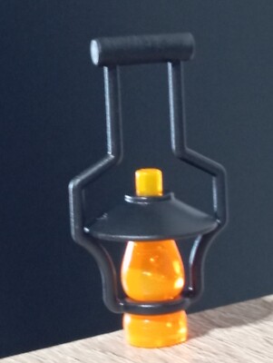 Lampe à Pétrole Playmobil Vintage - Accessoire Western, Mine, Pirate, Chevalier