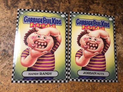 *GPK garbage pail kids 2010 TOPPS FLASHBACK series 1 silver 15 cards 4a,17a,24a*