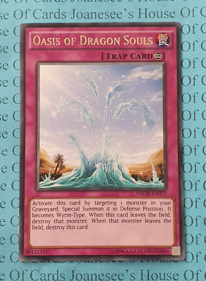 NECH-EN077 Oasis of Dragon Souls Rare Yu-Gi-Oh Card (Unl) New