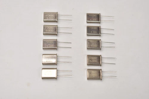 Fox Electronics FOX080-8.000MHZ Crystal 8.0MHz Series HC49/U Lot of 10