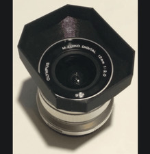 Olympus 12mm f2.0 Lens Hood   Protective Lens Hood for Classic Olympus 12mm Lens