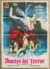 KNIGHTS OF TERROR Spanish 1964 movie poster HORROR Il terrore dei mantelli rossi